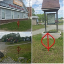 Did you know Westville has these little red bike racks all over town? Take your bike exploring and find one!